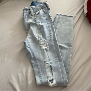 Aeropostale | High Rise Jeans | Size: 0 | Color: Light Wash